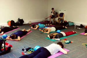 Vicki Hill Women's fitness classes for postnatal mums.